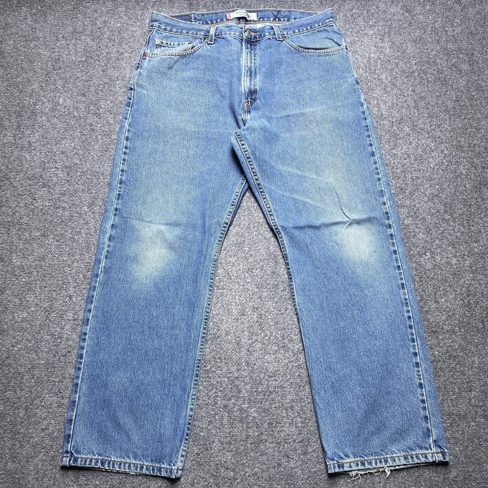 Vintage Levis 505 Jeans Men 36x30 Blue Regular Straight Medium Wash Tag 38x30